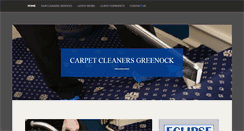 Desktop Screenshot of carpetcleanersgreenock.co.uk